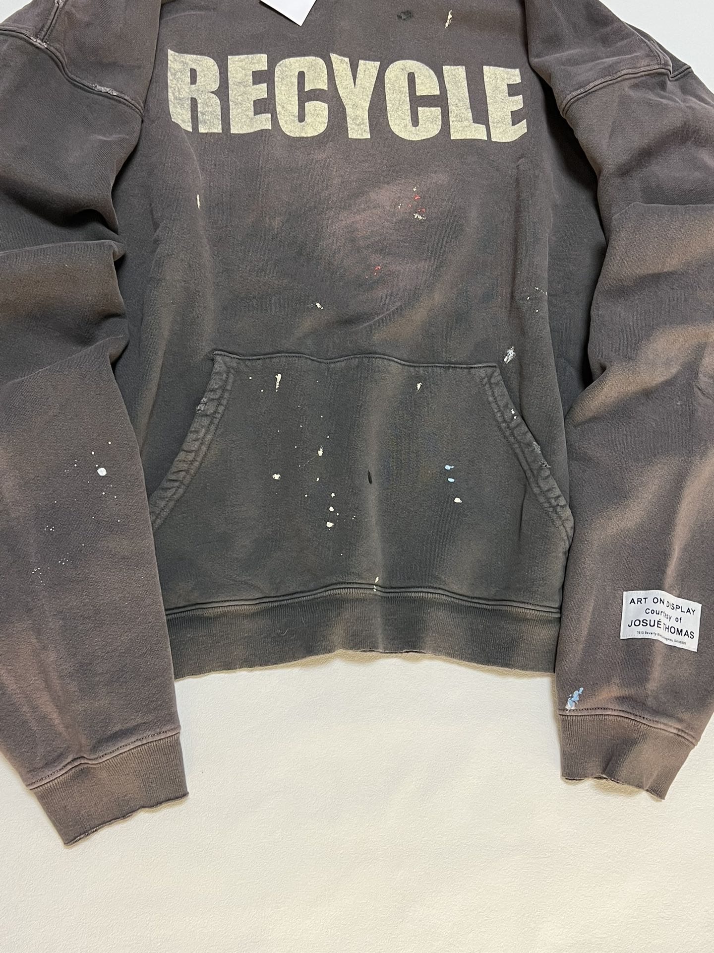 Gallery Dept. 90s Recycle Hoodie - Washed Black（RE90-2000-WBLK）