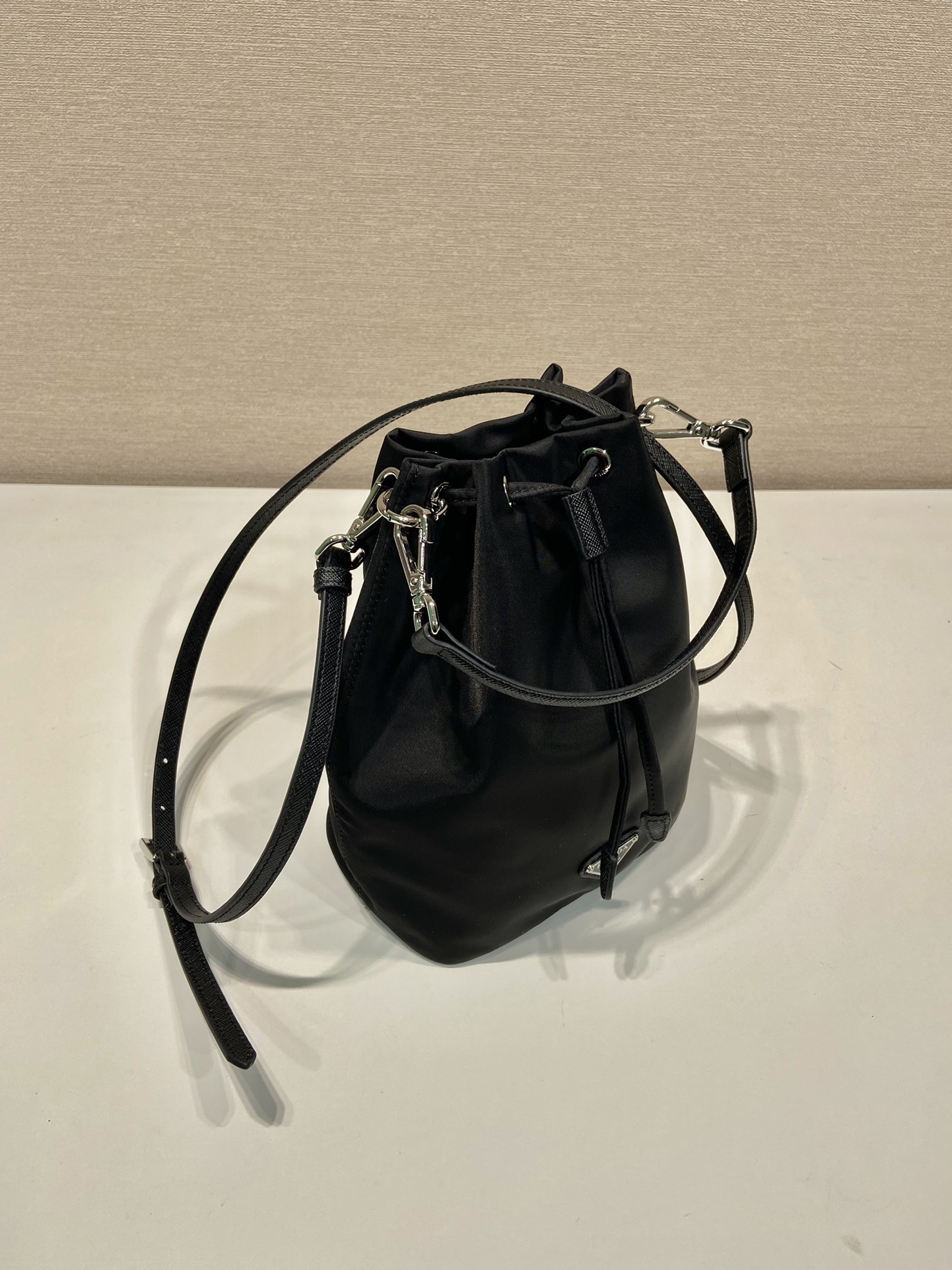 Prada Black Re-Nylon Pouch (1NS369_R067_F0002)