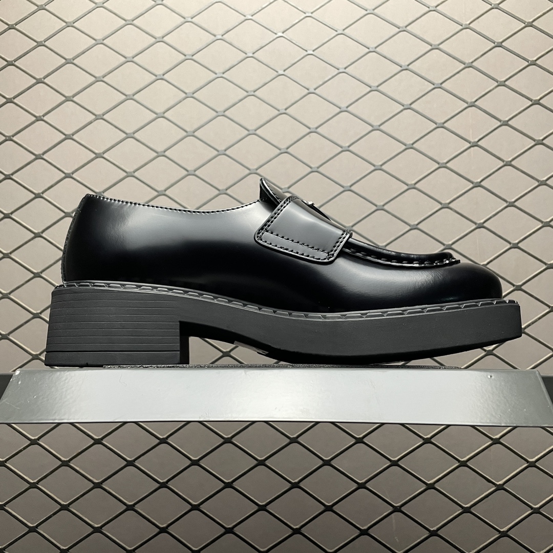 Prada Leather Loafers 'Black（1D246M-055-F0002-F_050）