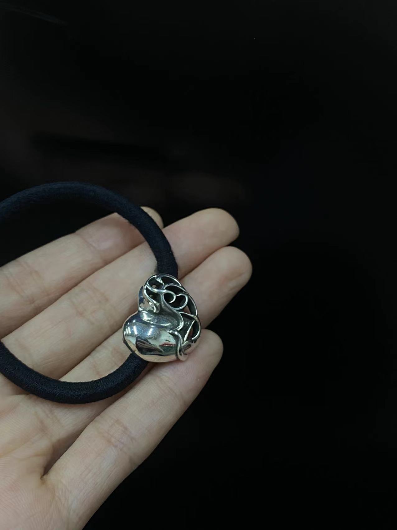 Chrome Heart Peach Heart Hairband/Bracelet（CHROME HEARTS 404）