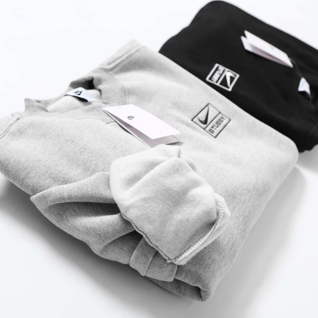 Stussy x Nike Wash Crew "Black"（DO5310-010）