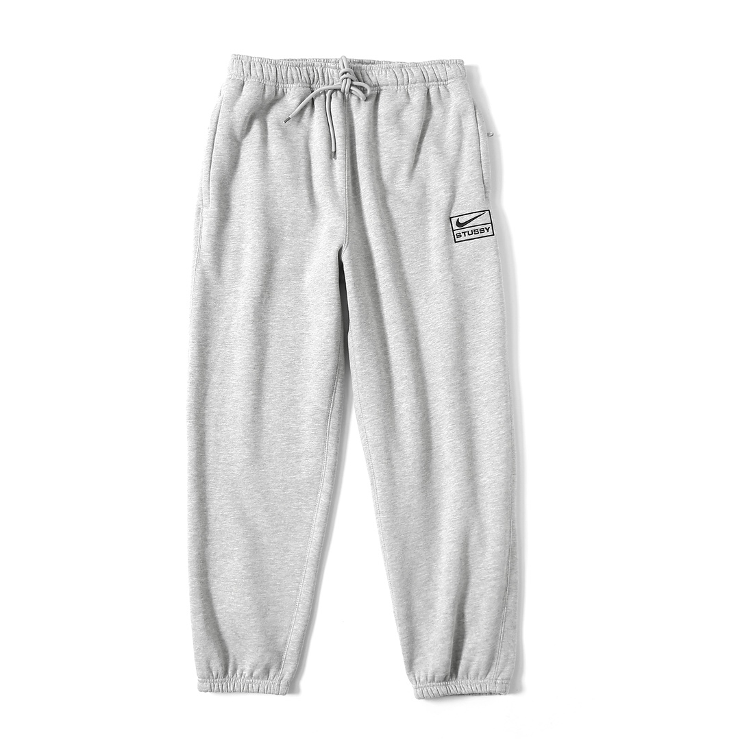 Nike x Stussy Washed Fleece Pants "Black"（FN5236-010）