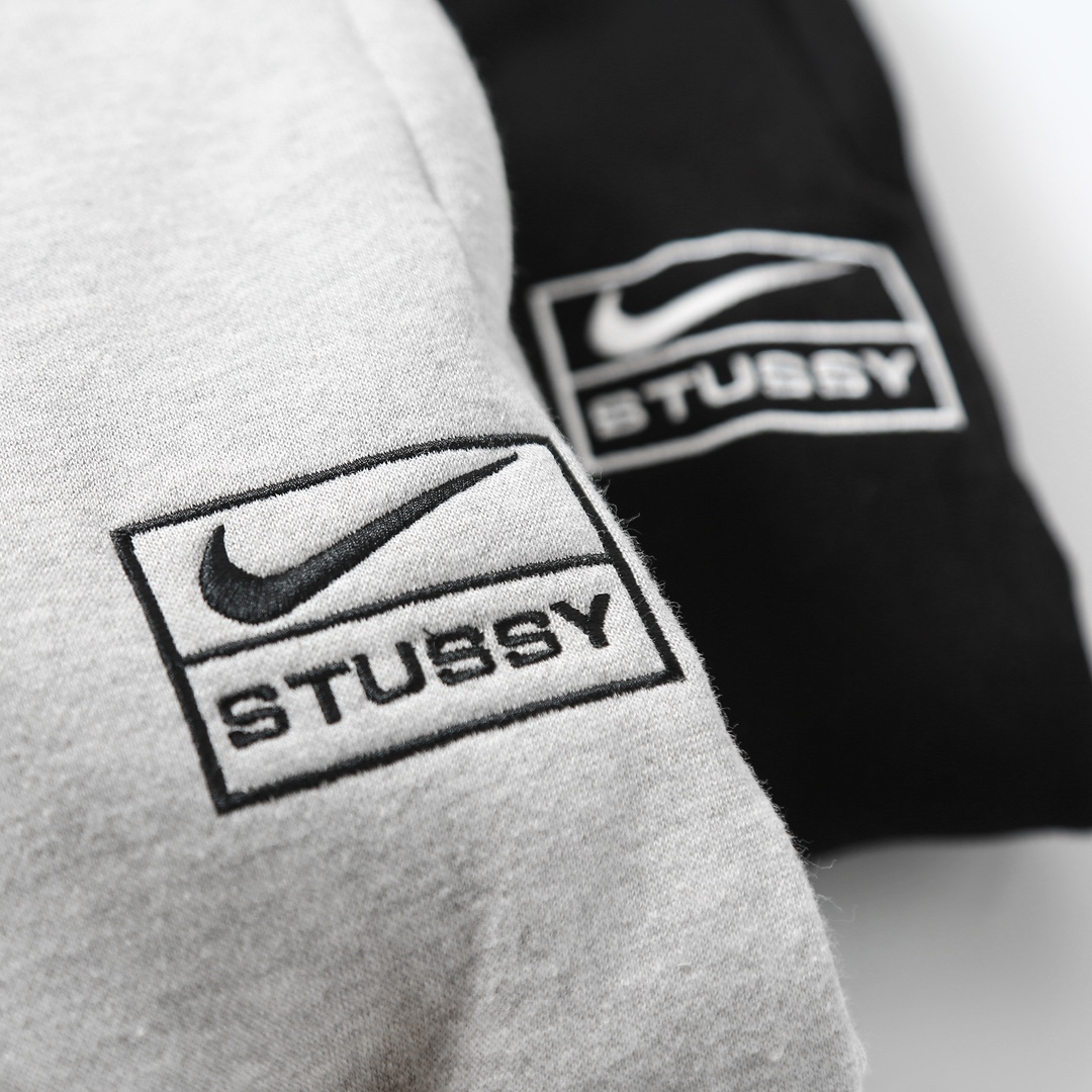Nike x Stussy Washed Fleece Pants "Black"（FN5236-010）