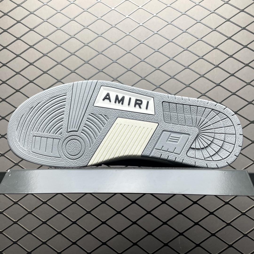 Amiri Skel Top Low 'Black Grey'（MFS003-016）