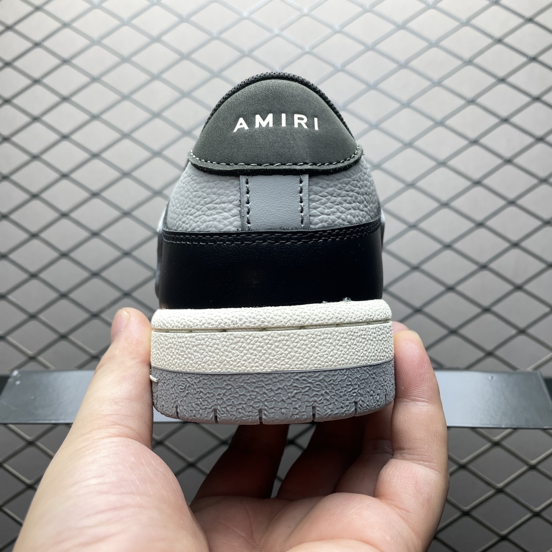 Amiri Skel Top Low 'Black Grey'（MFS003-016）