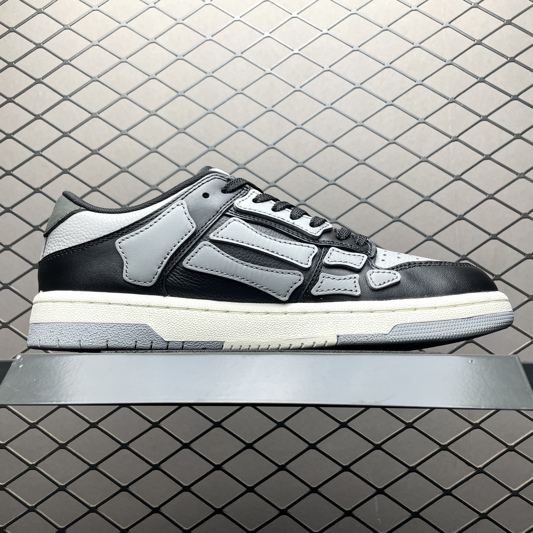 Amiri Skel Top Low 'Black Grey'（MFS003-016）