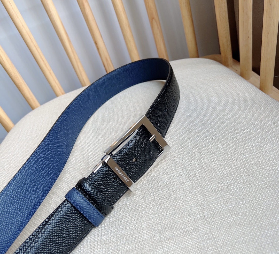 Burberry reversible grainy leather belt（80241651）