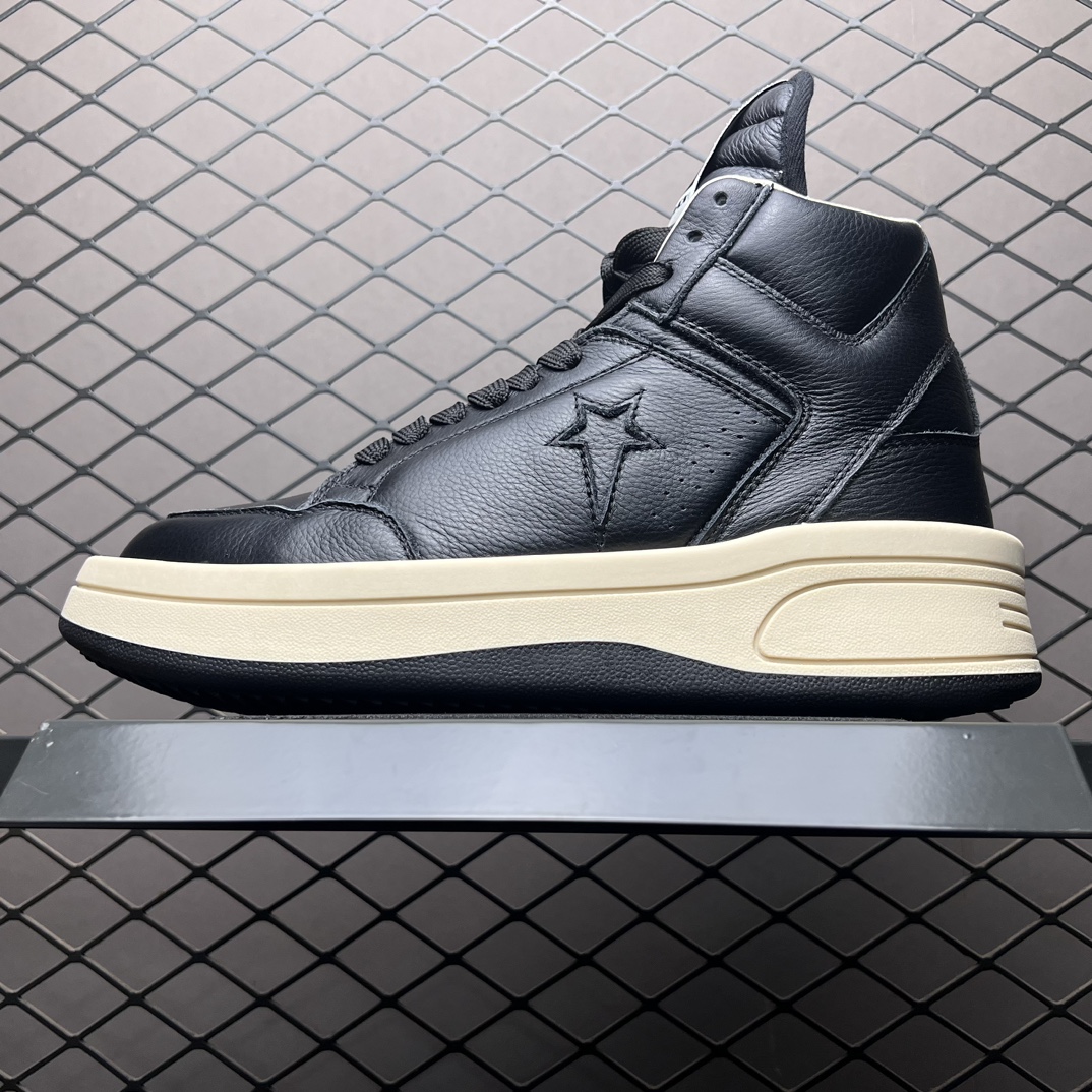 RICK OWENS DRKSHDW x Converse TURBOWPN Retro Basketball Shoes "black" (172342C)