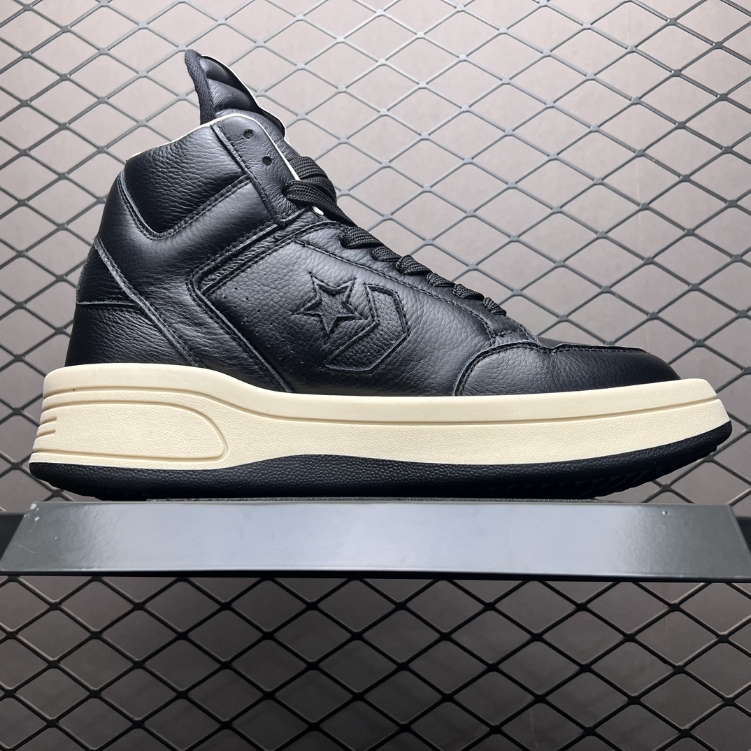RICK OWENS DRKSHDW x Converse TURBOWPN Retro Basketball Shoes "black" (172342C)