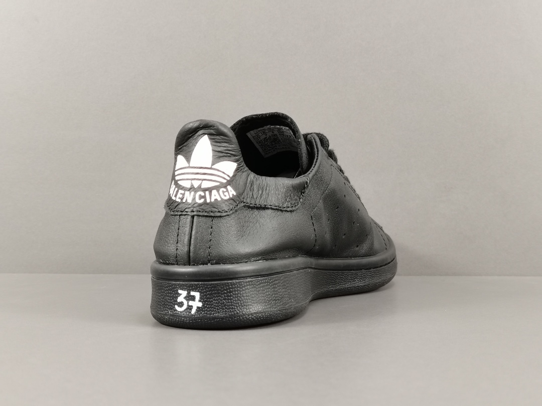 Balenciaga x adidas originals Stan Smith Sneakers 'Black'（721835WBDV31000）
