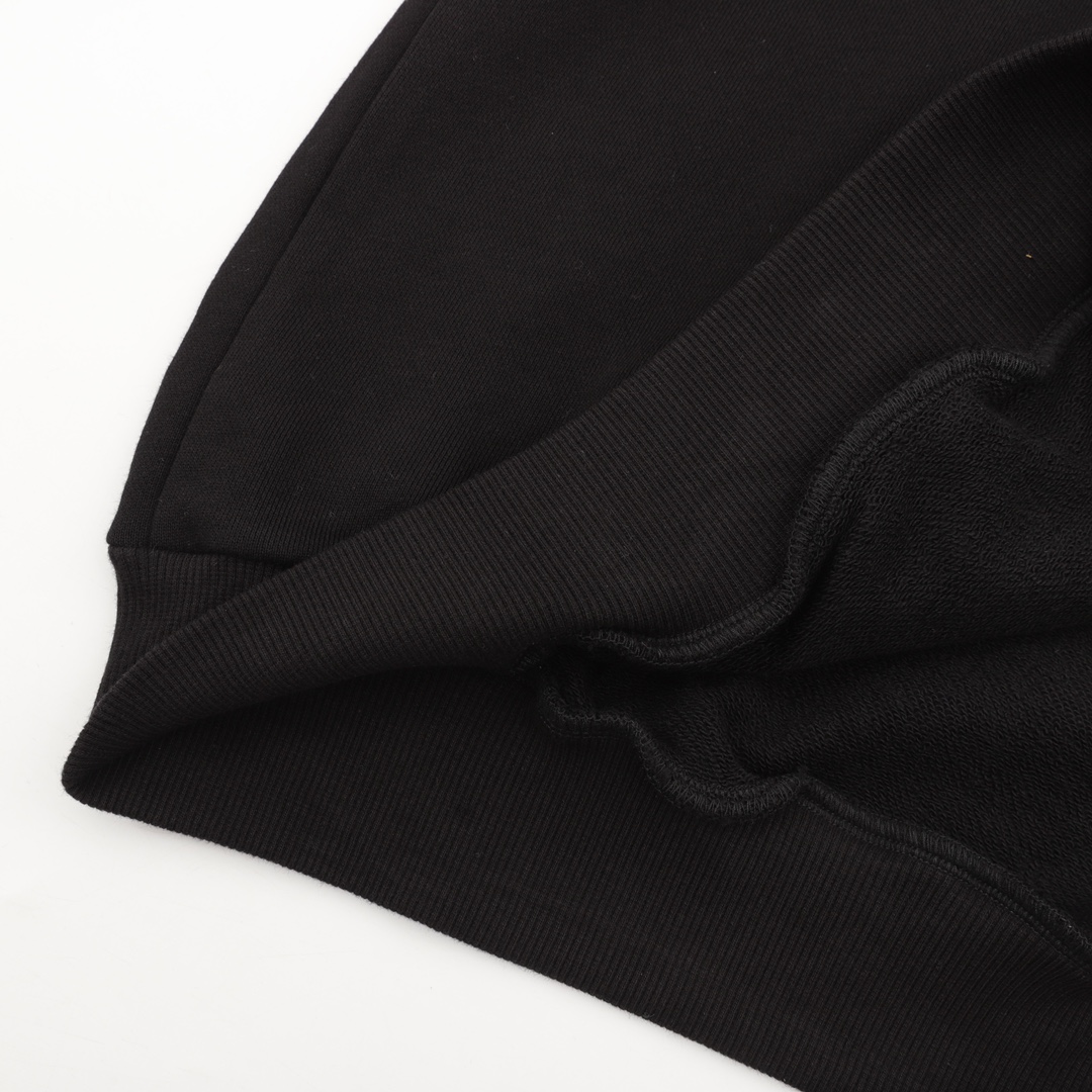 CELINE Triomphe hooded sweater in cotton and cashmere (2Y35D450I-38AW）