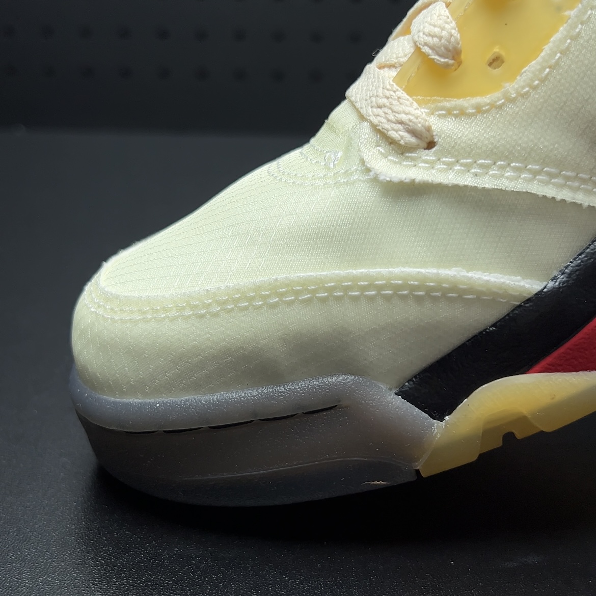 【LJR】Off-White × Nike Air Jordan 5 "Sail" (DH8565-100)