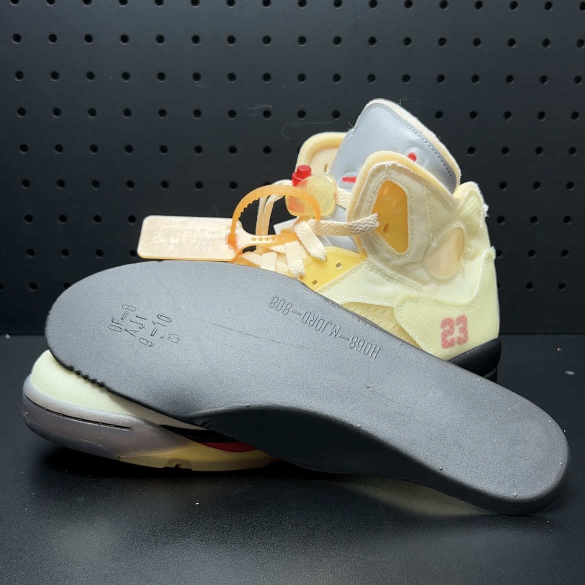 【LJR】Off-White × Nike Air Jordan 5 "Sail" (DH8565-100)