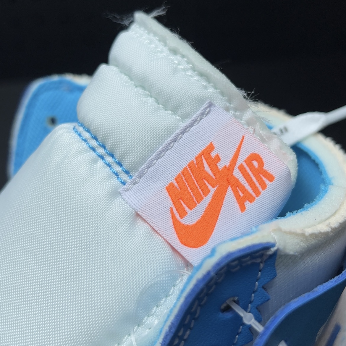 【LJR】Off-White × Nike Air Jordan 1 High UNC "White/Dark Powder Blue"  (AQ0818-148)