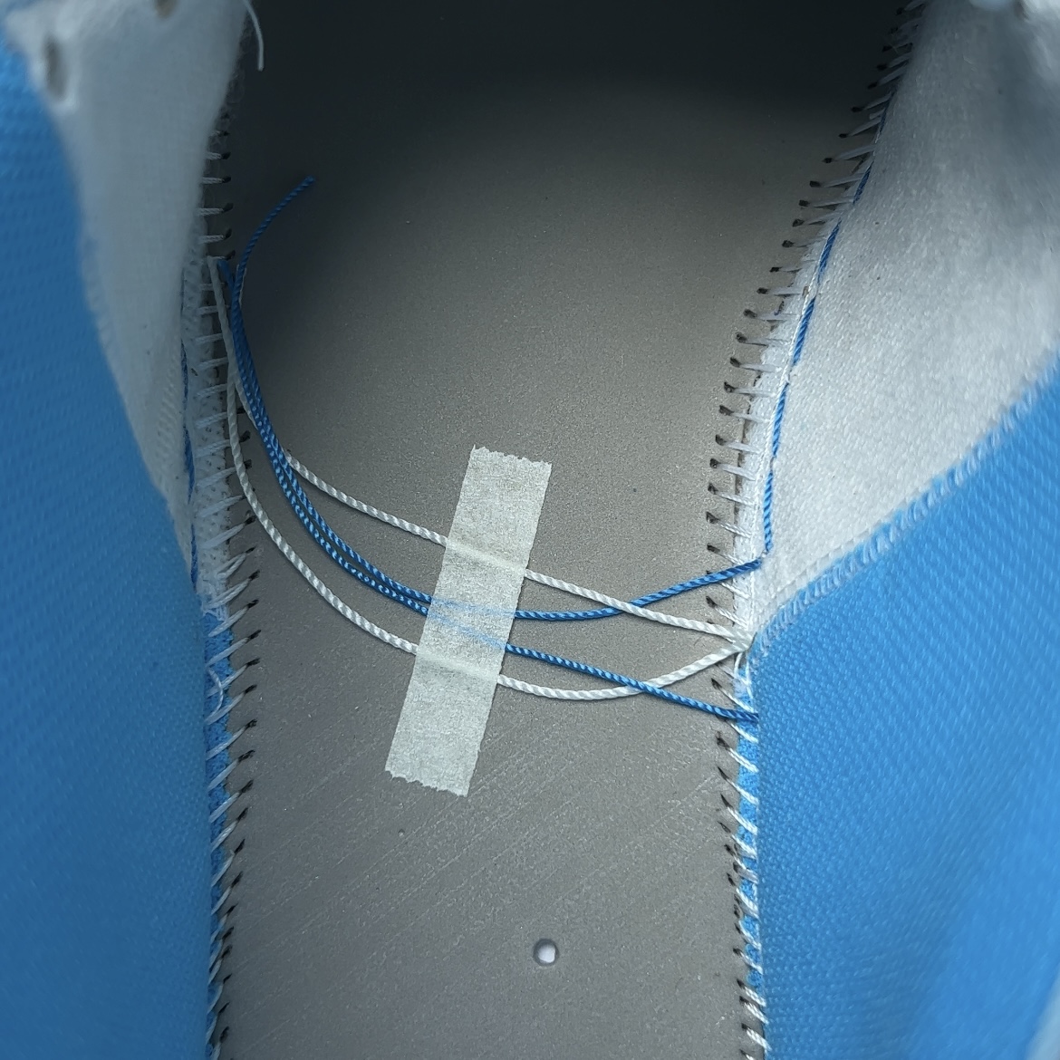 【LJR】Off-White × Nike Air Jordan 1 High UNC "White/Dark Powder Blue"  (AQ0818-148)