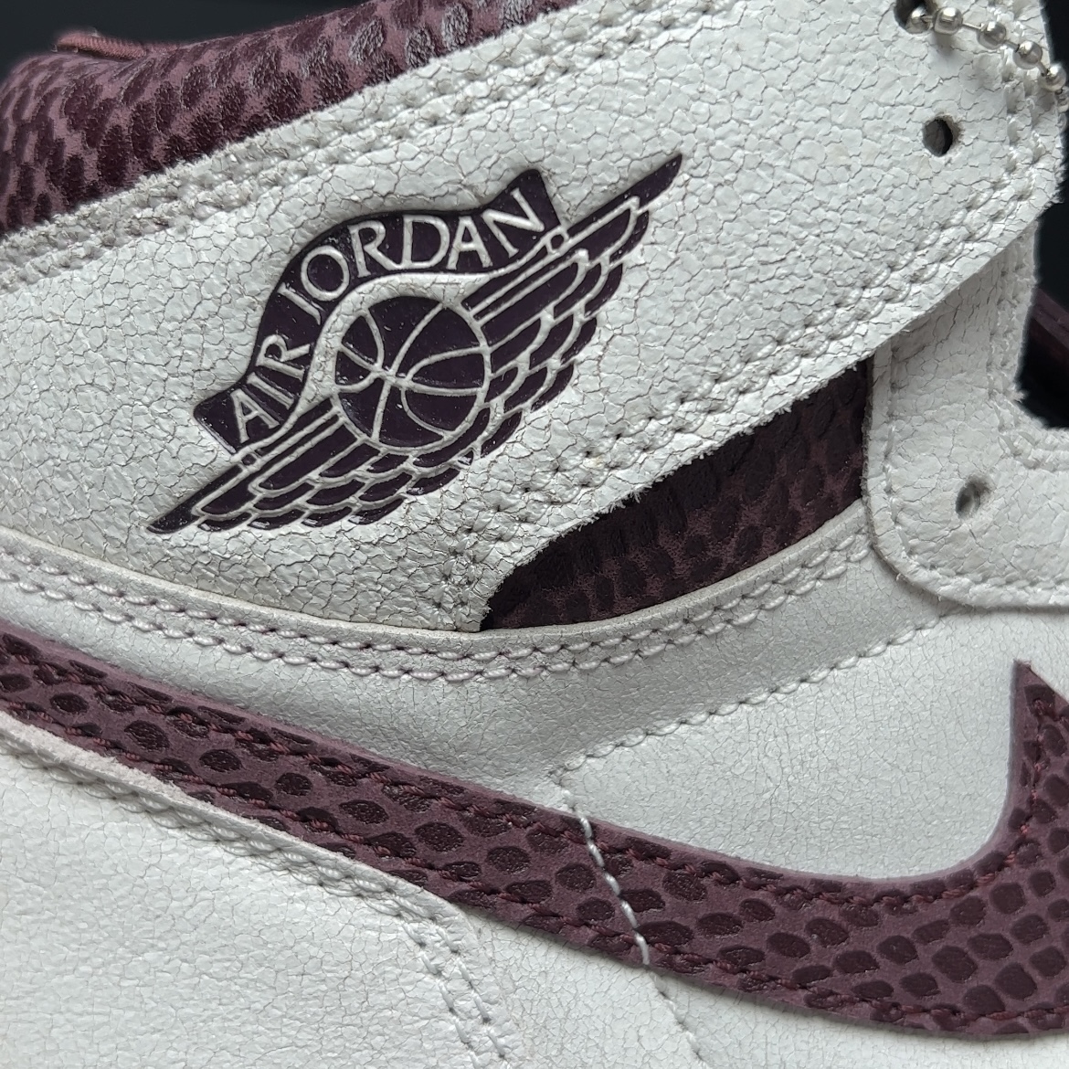 【LJR】A Ma Maniere × Nike Air Jordan 1 RETRO High OG "Sail and Burgundy" (DO7097-100)
