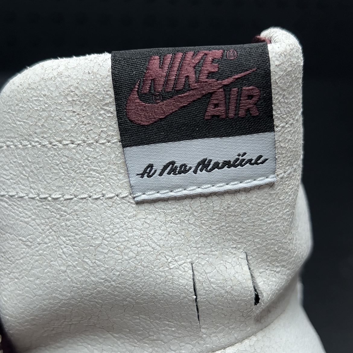 【LJR】A Ma Maniere × Nike Air Jordan 1 RETRO High OG "Sail and Burgundy" (DO7097-100)