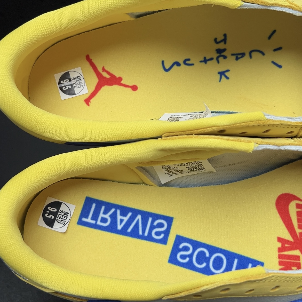 Travis Scott × Nike WMNS Air Jordan 1 Low OG "Canary" (DZ4137-700 )