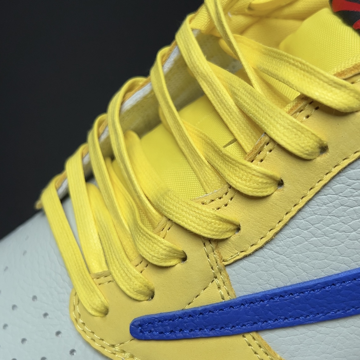 Travis Scott × Nike WMNS Air Jordan 1 Low OG "Canary" (DZ4137-700 )
