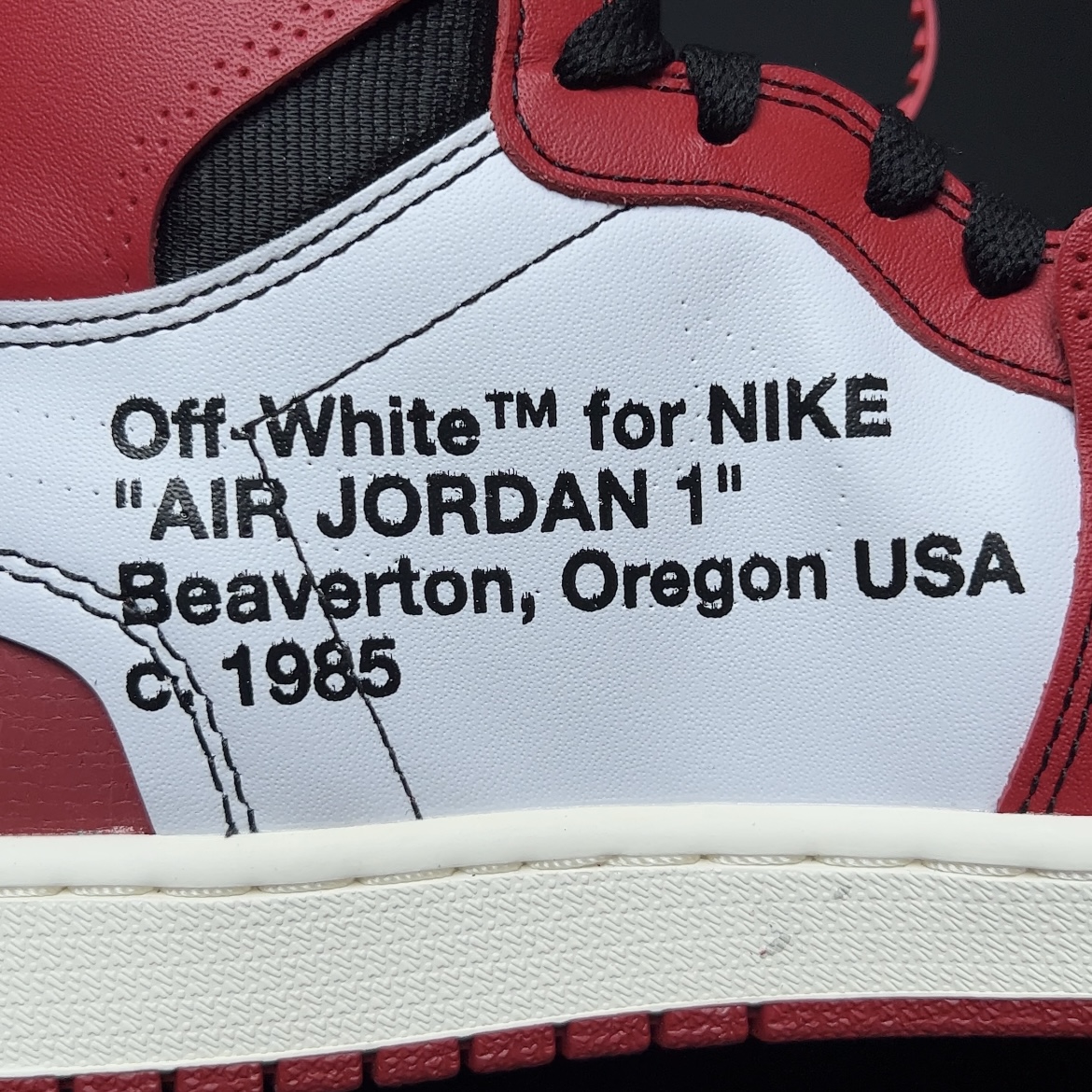【LJR】Off-White × Nike Air Jordan 1 Retro High The Ten "Chicago"(AA3834-101)