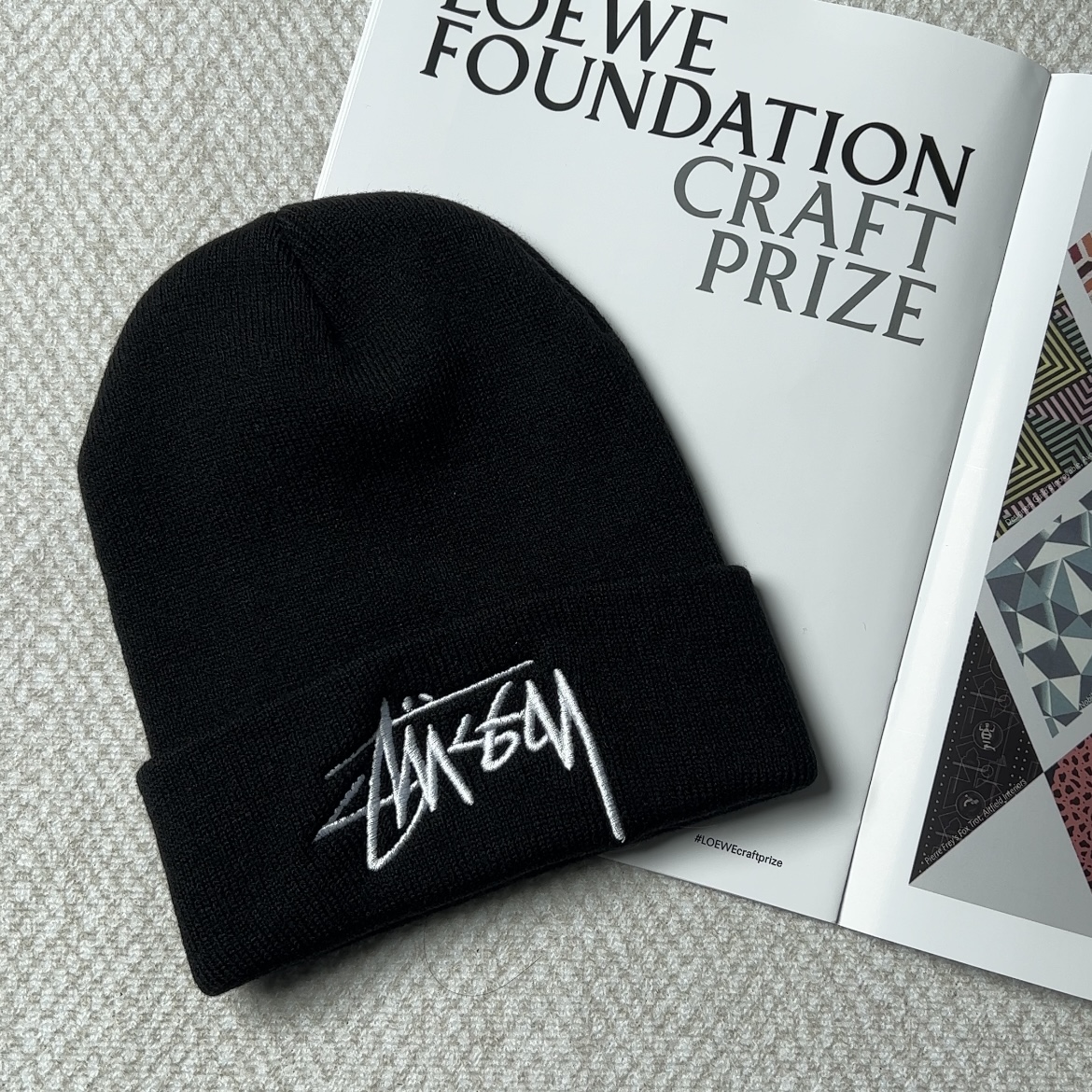 stussy  Wool Beanie“black”（254R5411）