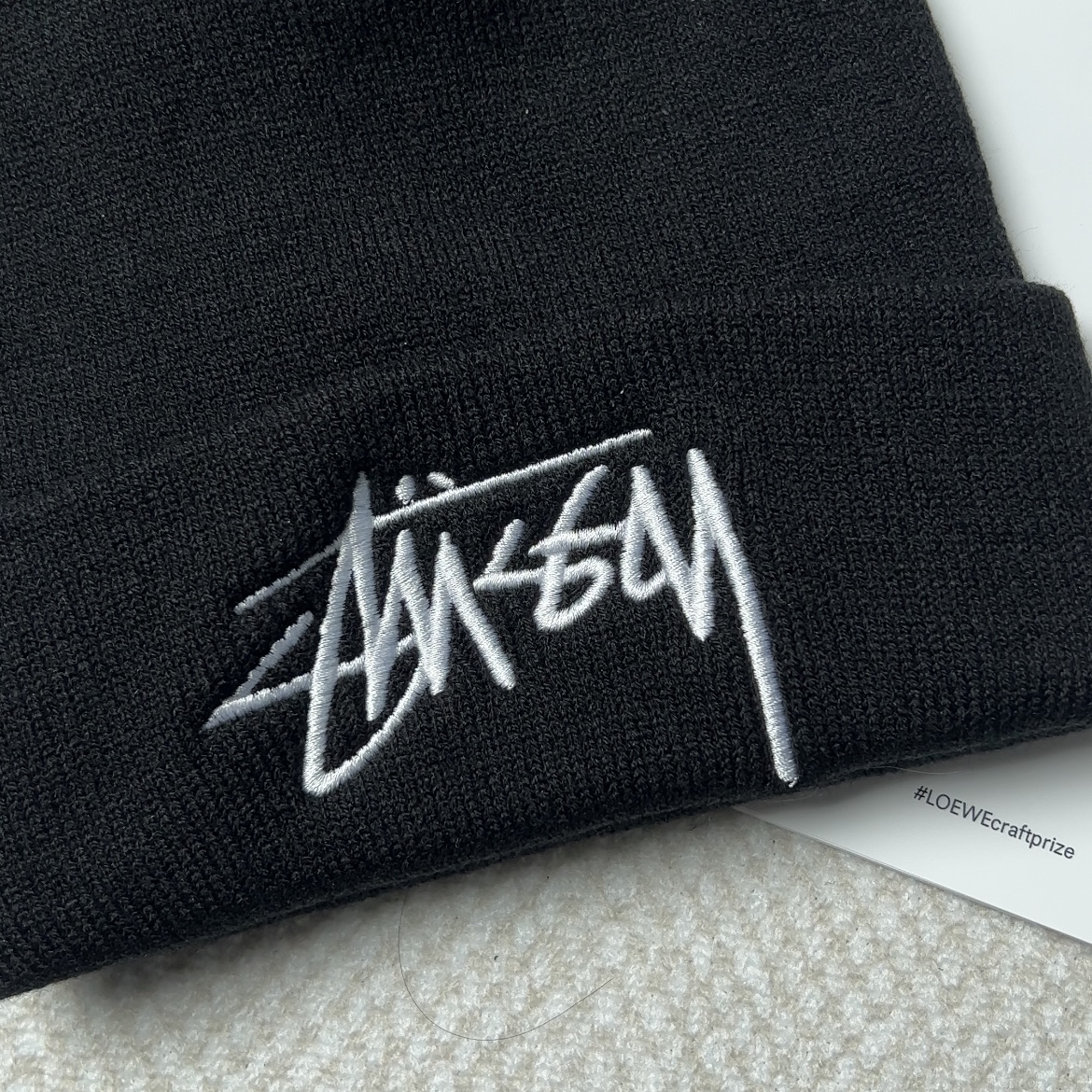 stussy  Wool Beanie“black”（254R5411）