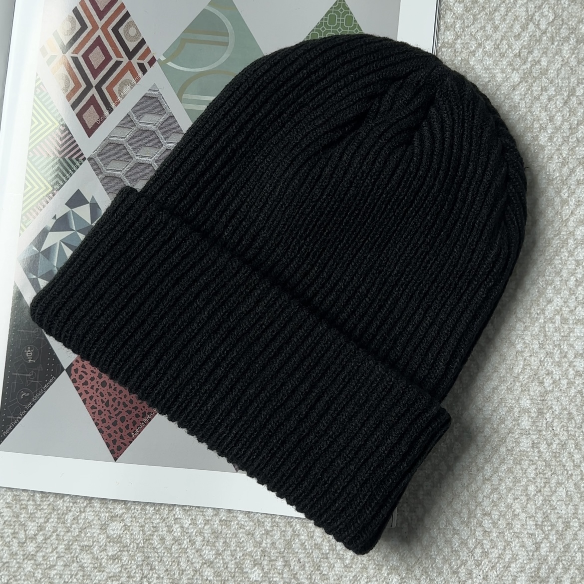 MONCLER  Wool Beanie“black”（9970600A1646）