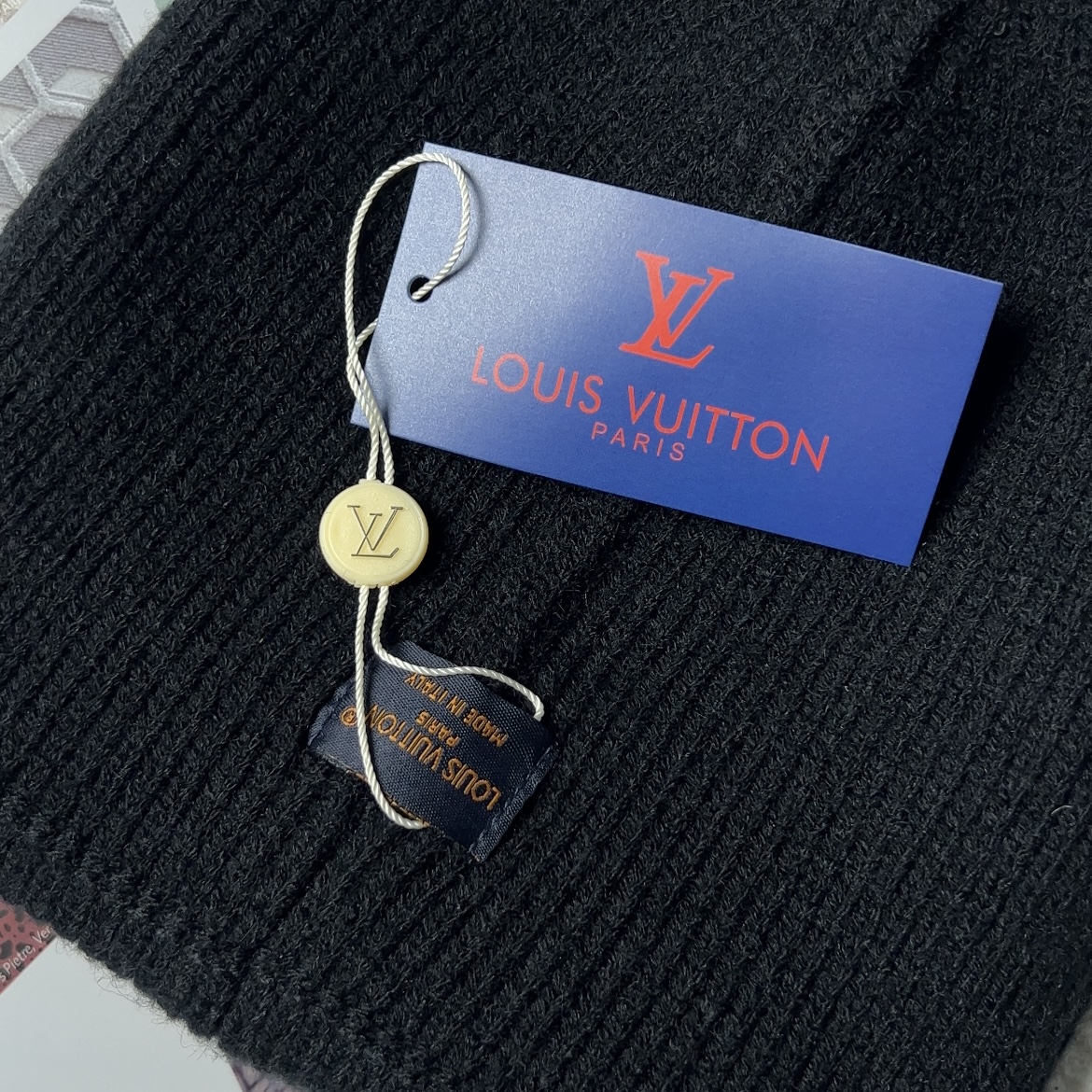 Louis Vuitton LV Headline Beanie "Noir"（M77872）