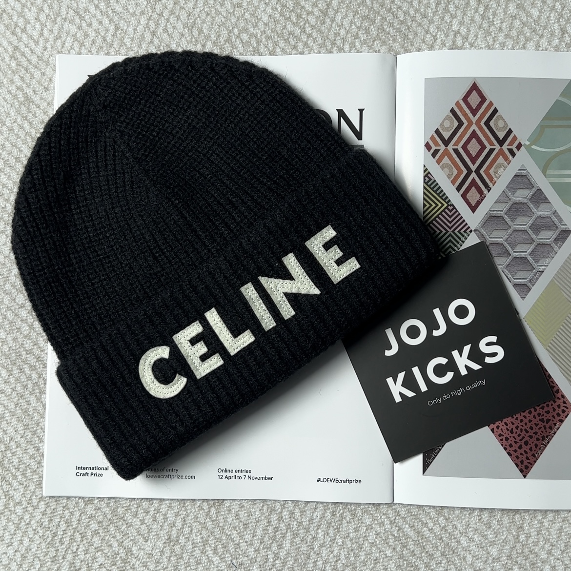 CELINE Beanie Men Gray（2AC93423P09GM）