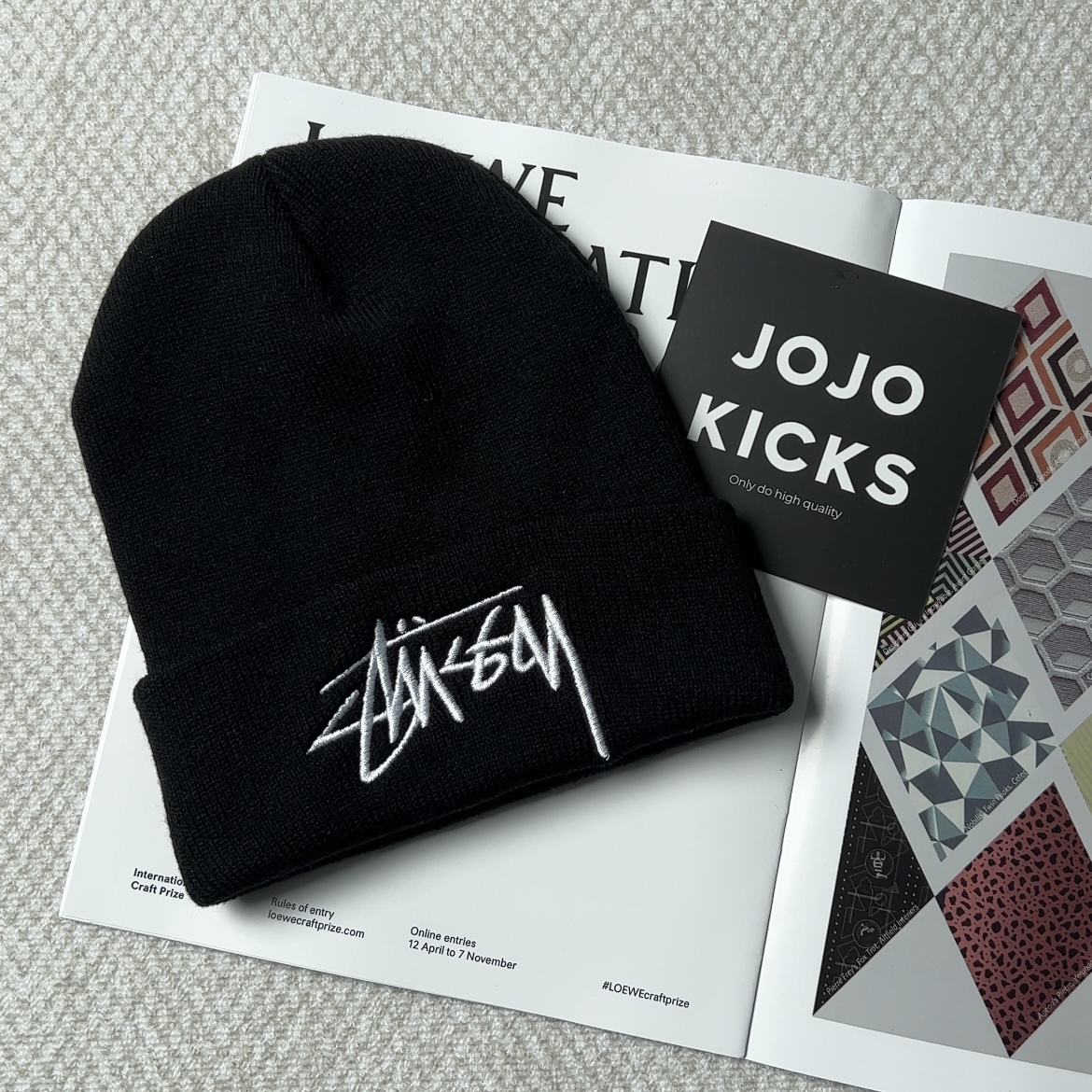 stussy  Wool Beanie“black”（254R5411）
