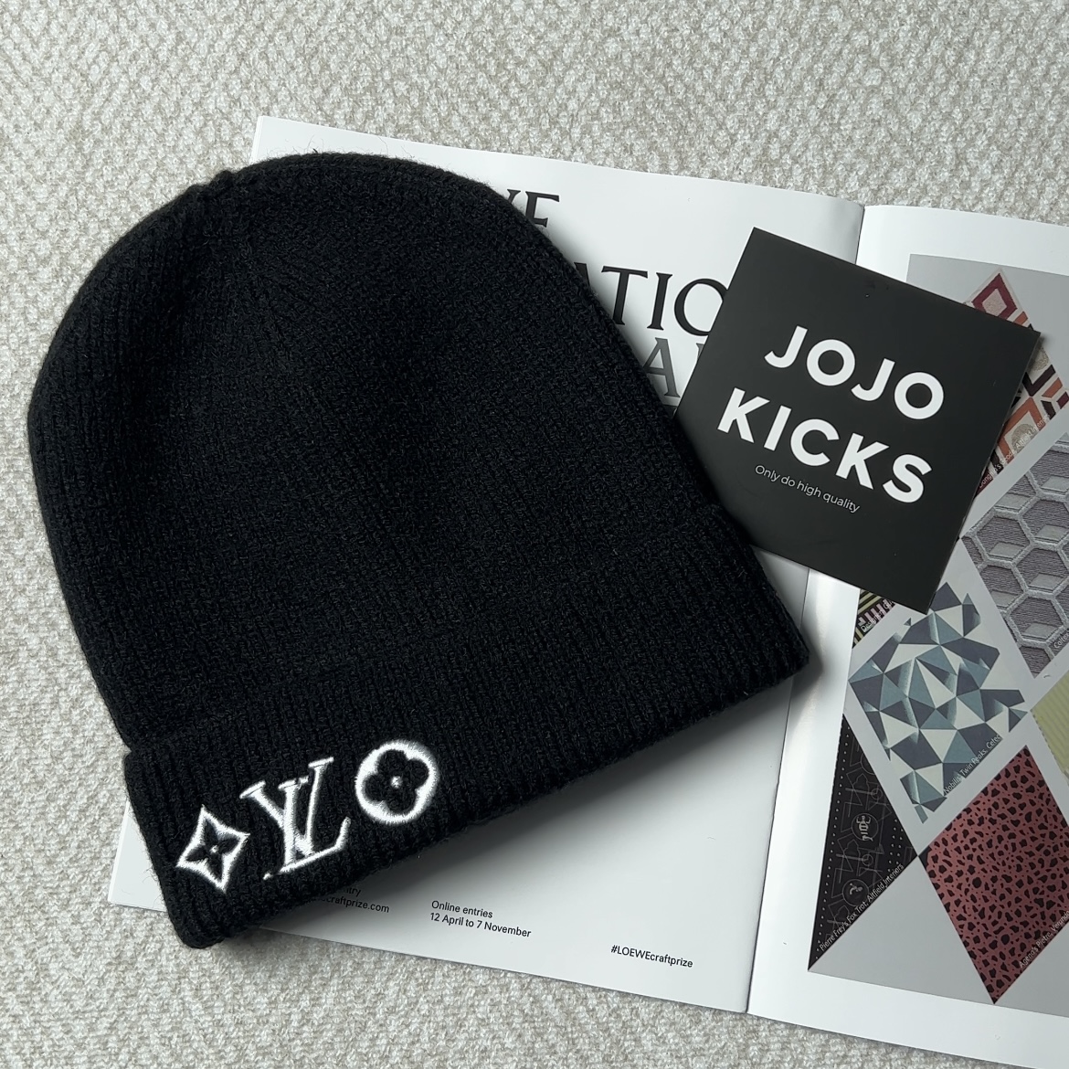 Louis Vuitton LV Headline Beanie "Noir"（M77872）