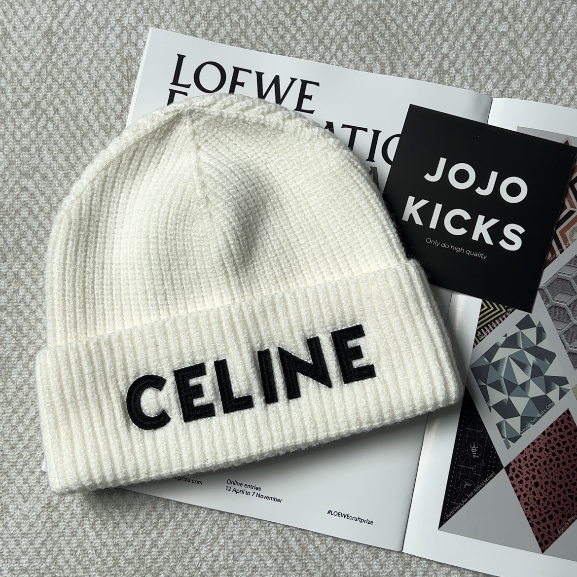 CELINE Beanie Men Gray（2AC93423P09GM）