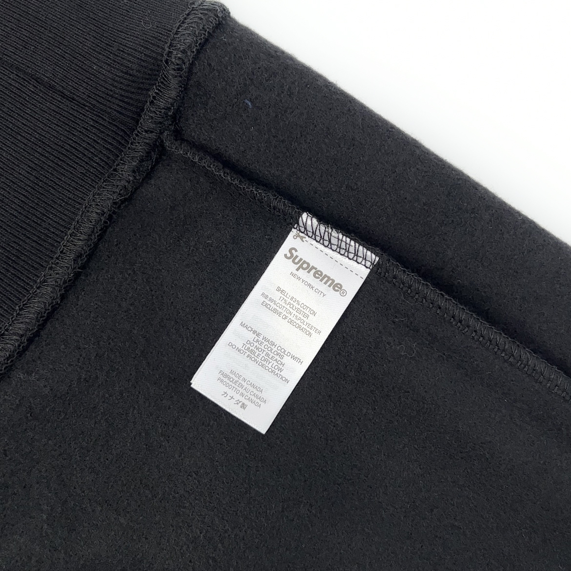 Supreme Box Logo Crewneck "Black（SUP-FW22-786）