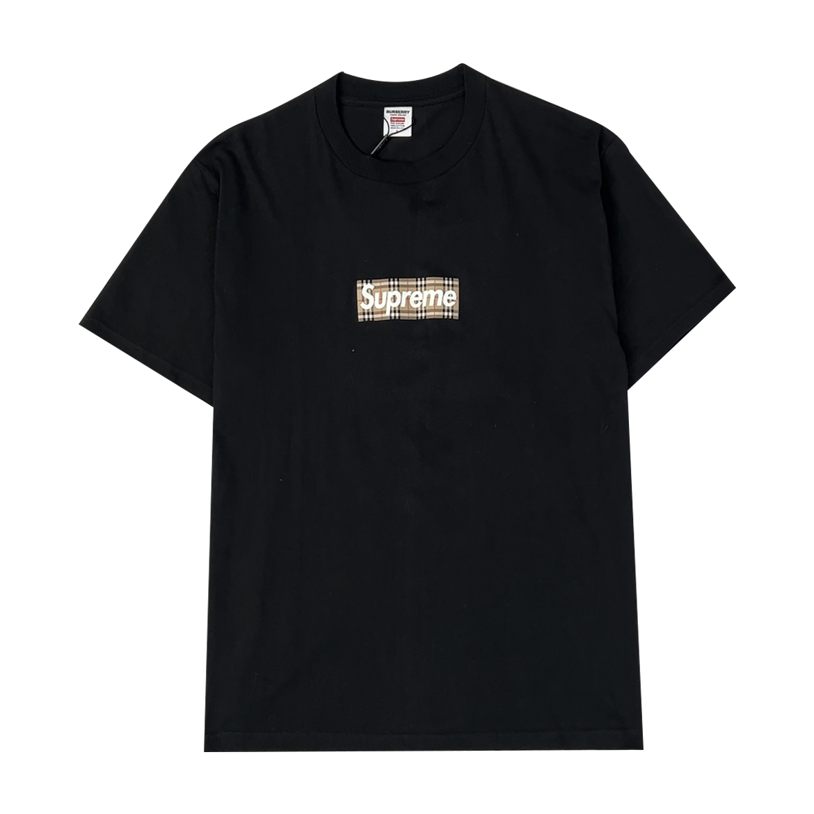 Supreme / Burberry Box Logo Tee "Black"（SUP-SS22-128）