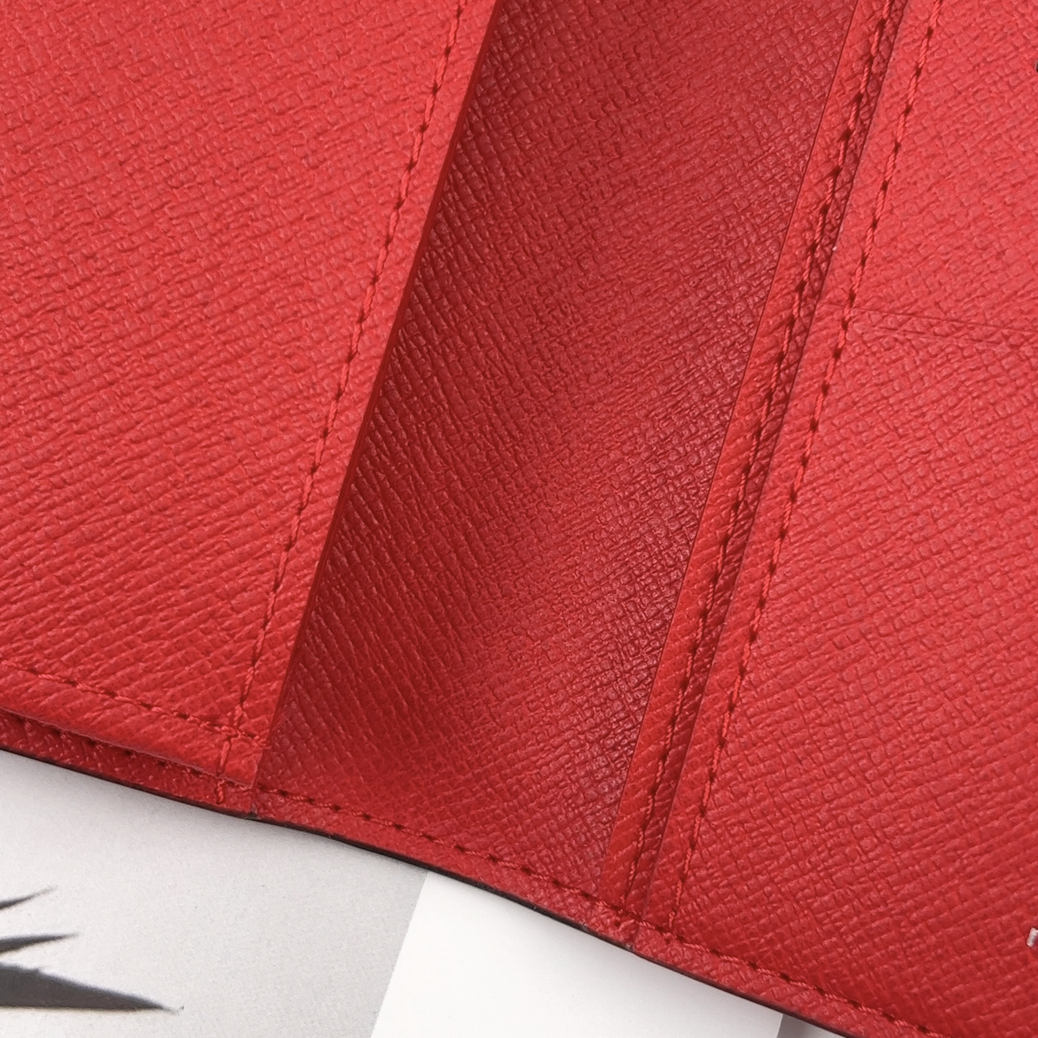 Louis Vuitton x Supreme Portefeuille Brazza Long Wallet in Red Epi Leather(M67719）