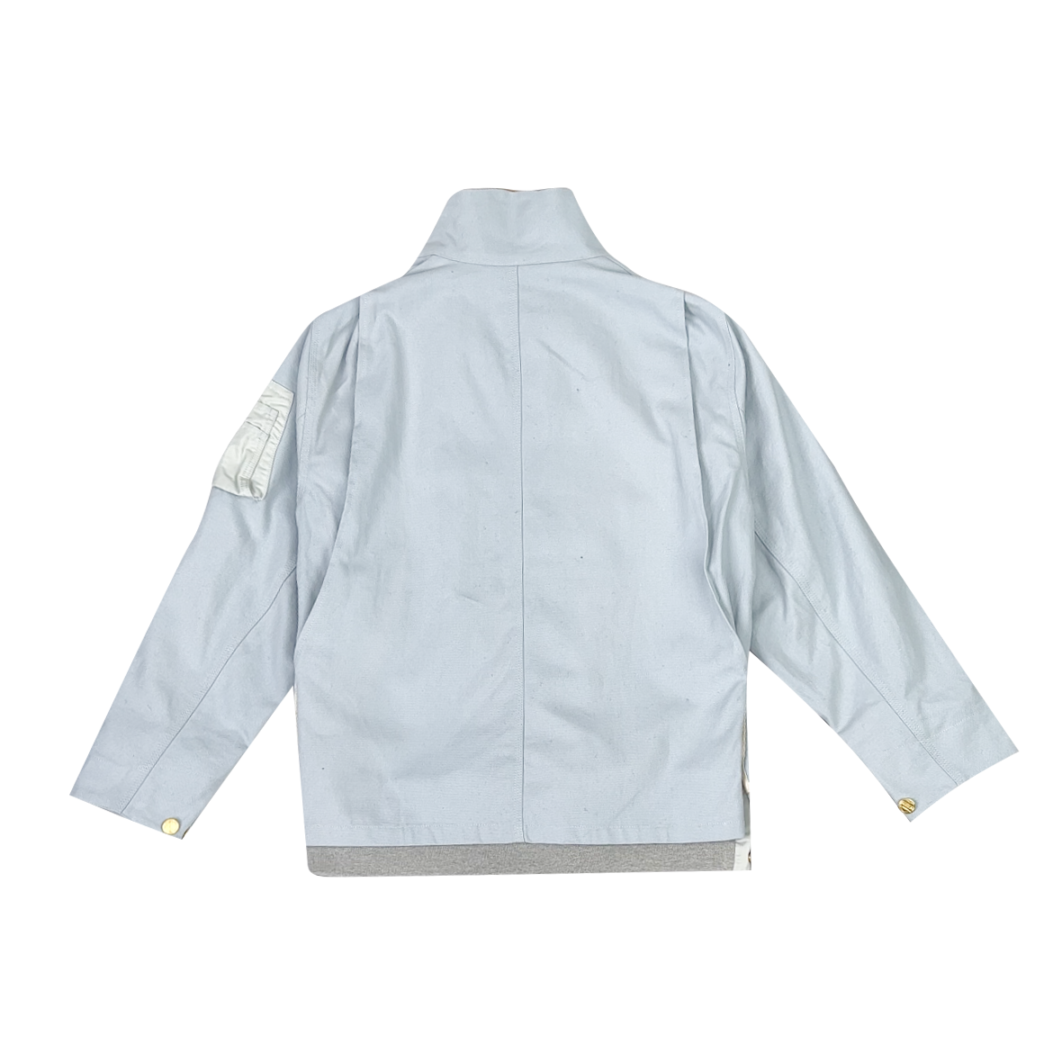 sacai x Carhartt WIP FW23 Collaboration Fake Two-Piece Jacket "Blue"（23-03110M-451）