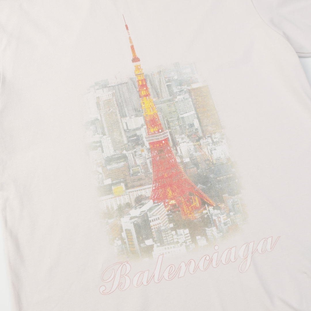  BALENCIAGA GINZA STORE T-shirt oversized（787349TQV759016）