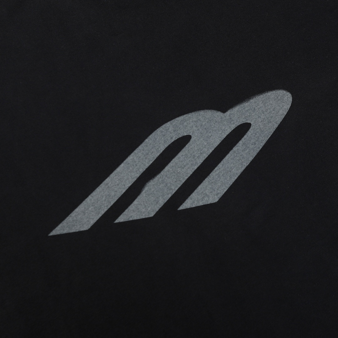 Balenciaga Black 3B Stencil Vintage Jersey Oversized T-shirt（787349TQVU41083）