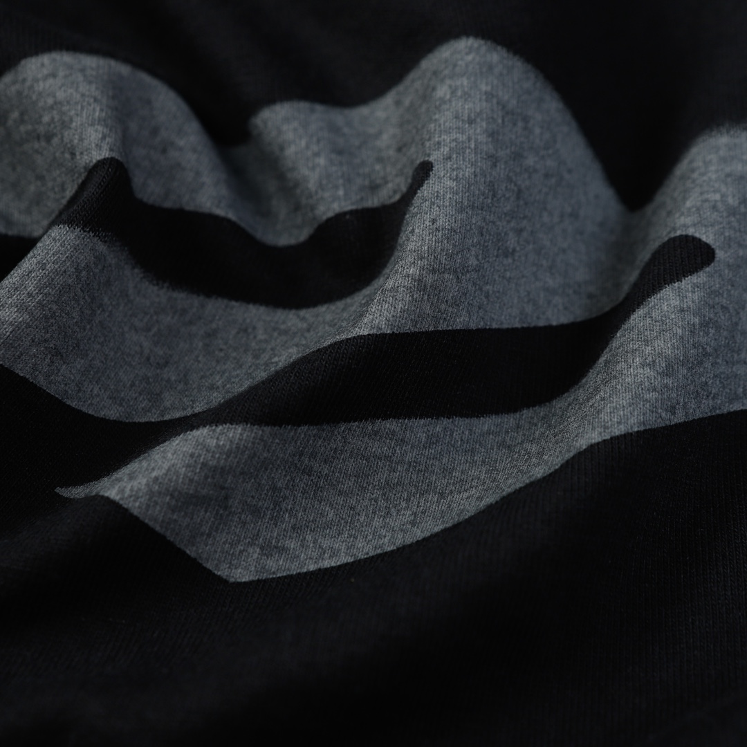 Balenciaga Black 3B Stencil Vintage Jersey Oversized T-shirt（787349TQVU41083）