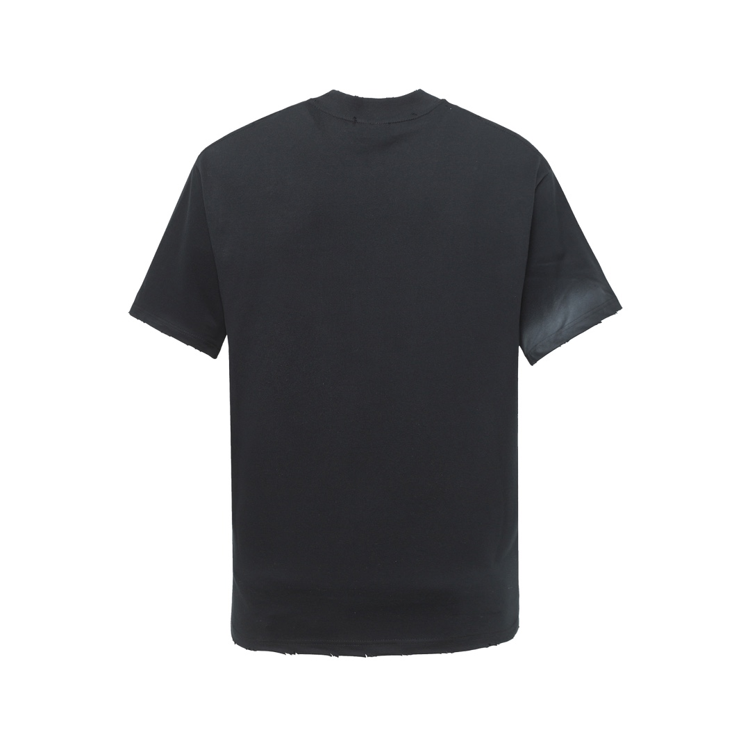 Balenciaga Black 3B Stencil Vintage Jersey Oversized T-shirt（787349TQVU41083）