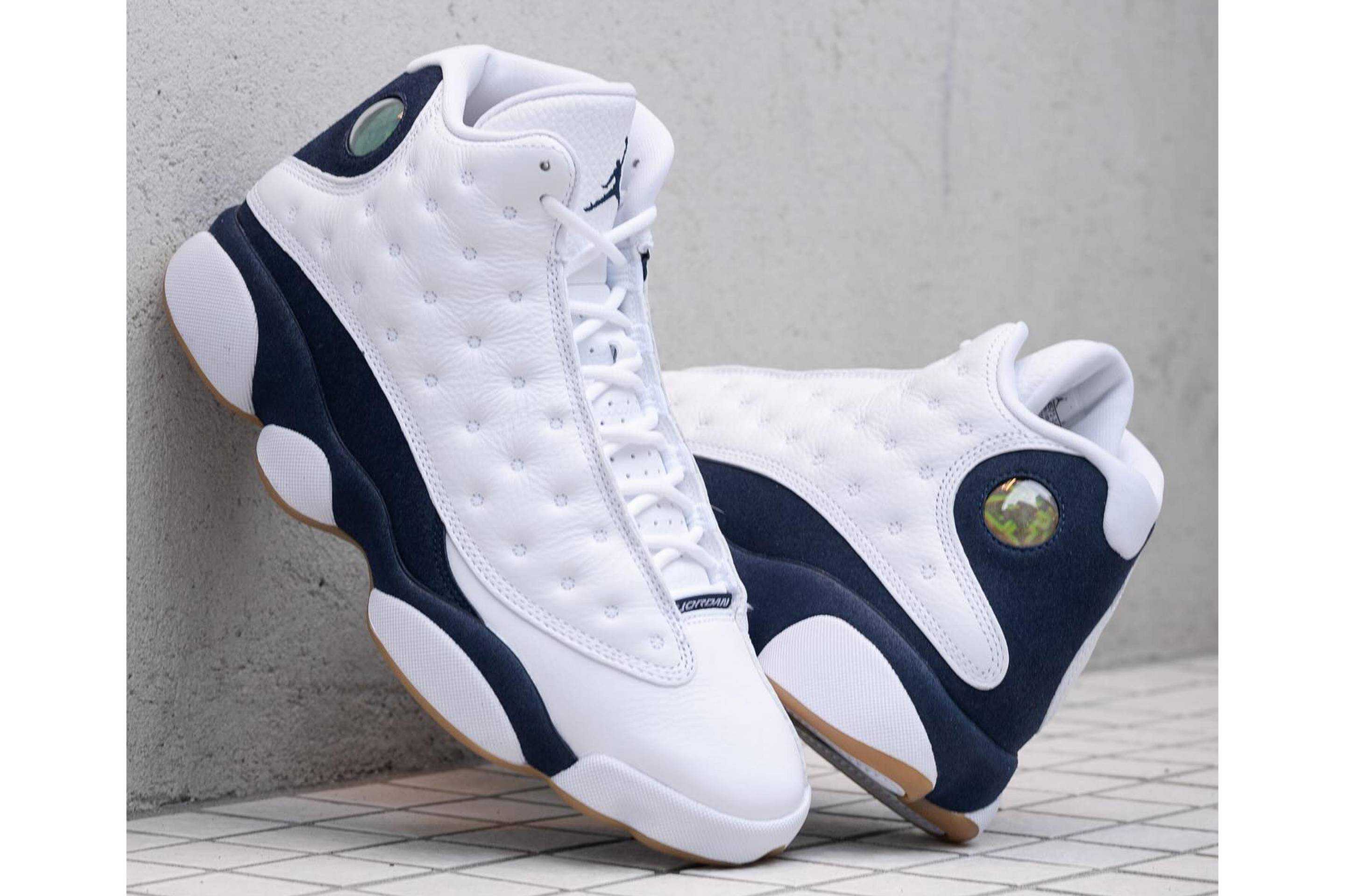 8/9発売｜Nike Air Jordan 13 Retro "White and Midnight Navy"｜抽選/販売/定価情報 1枚目