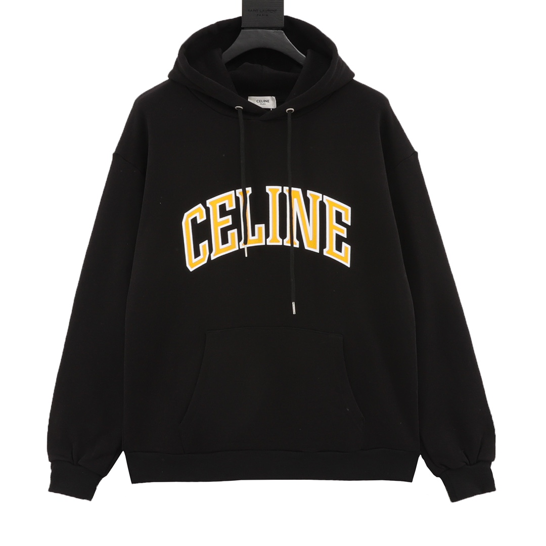  CELINE Loose Hoodie Cotton Fleece (2Y75F670Q-38JE）