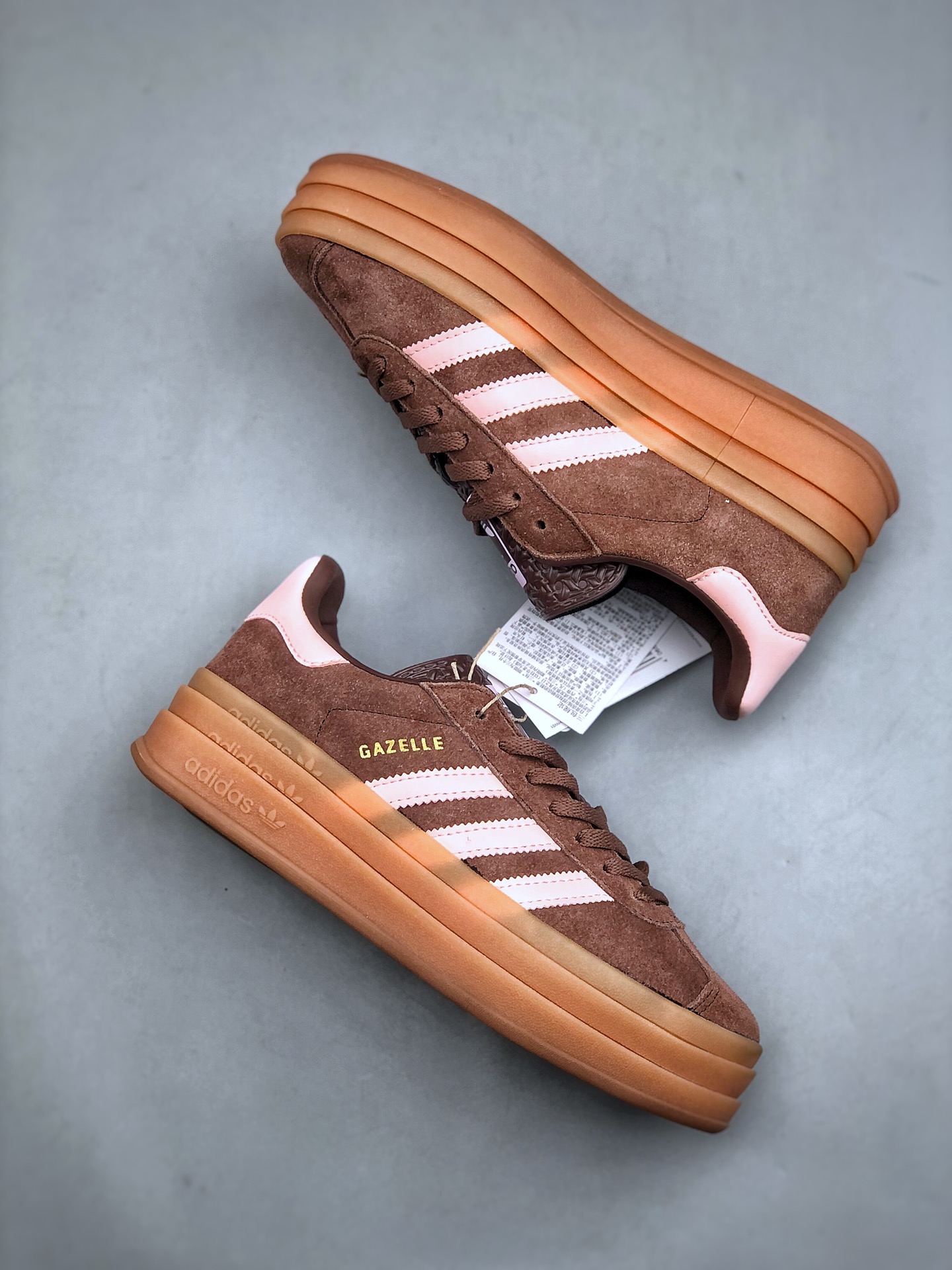 ADIDAS Originals GAZELLE BOLD W Chocolate Pink（JI0326）