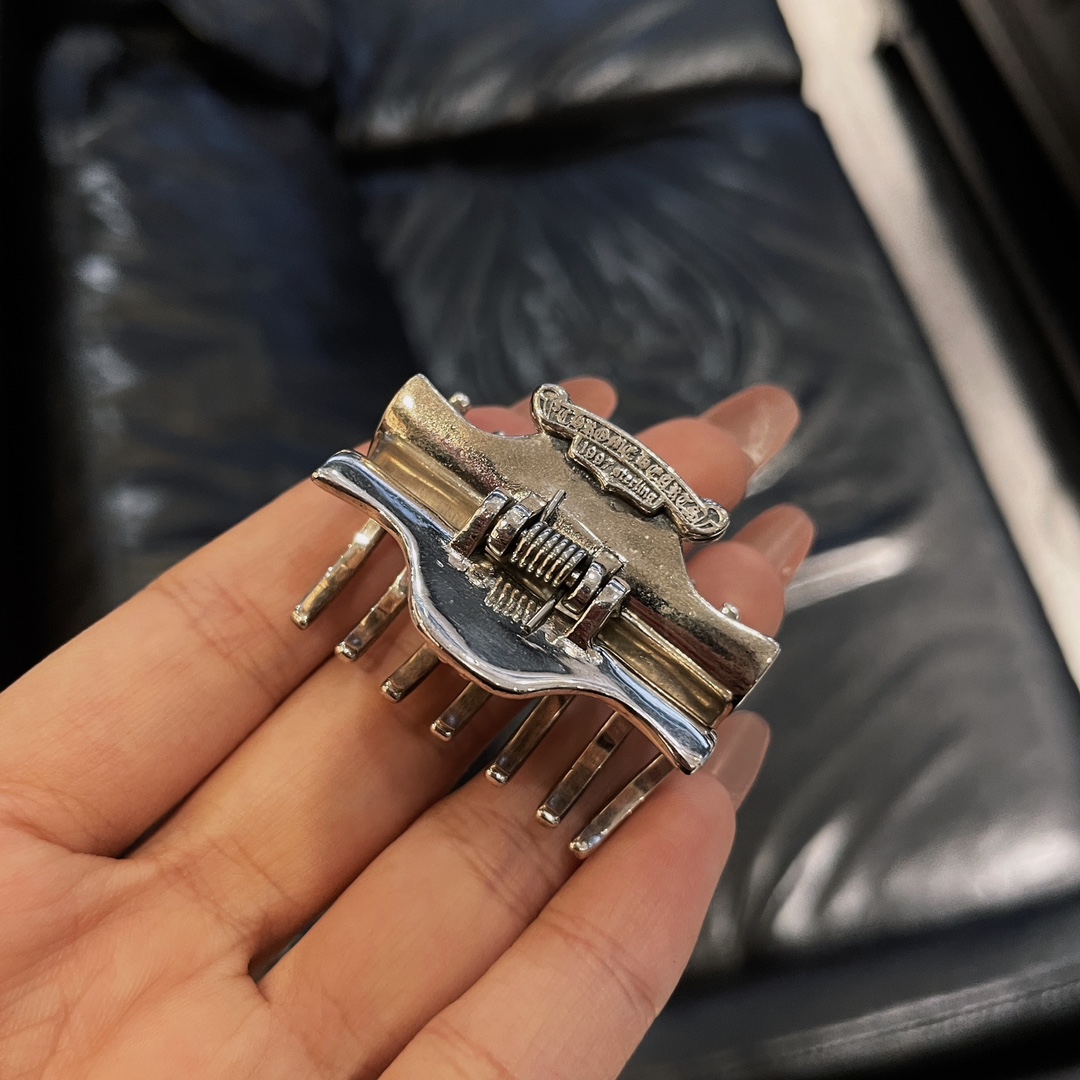 Chrome Hearts Cross flower element large hairpin（CHROME HEARTS 219）