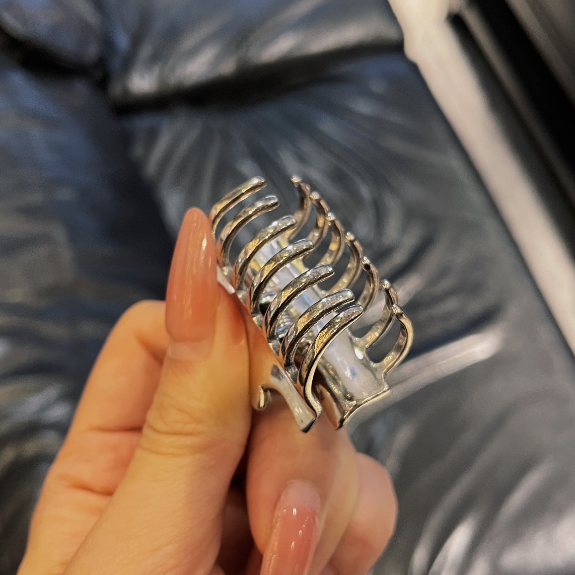 Chrome Hearts Cross flower element large hairpin（CHROME HEARTS 219）