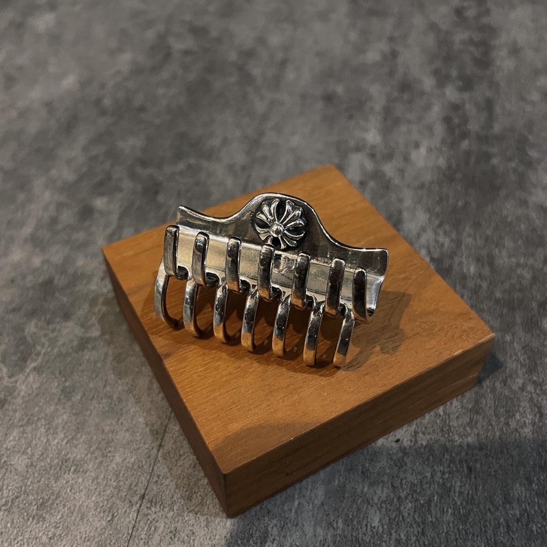 Chrome Hearts Cross flower element large hairpin（CHROME HEARTS 219）