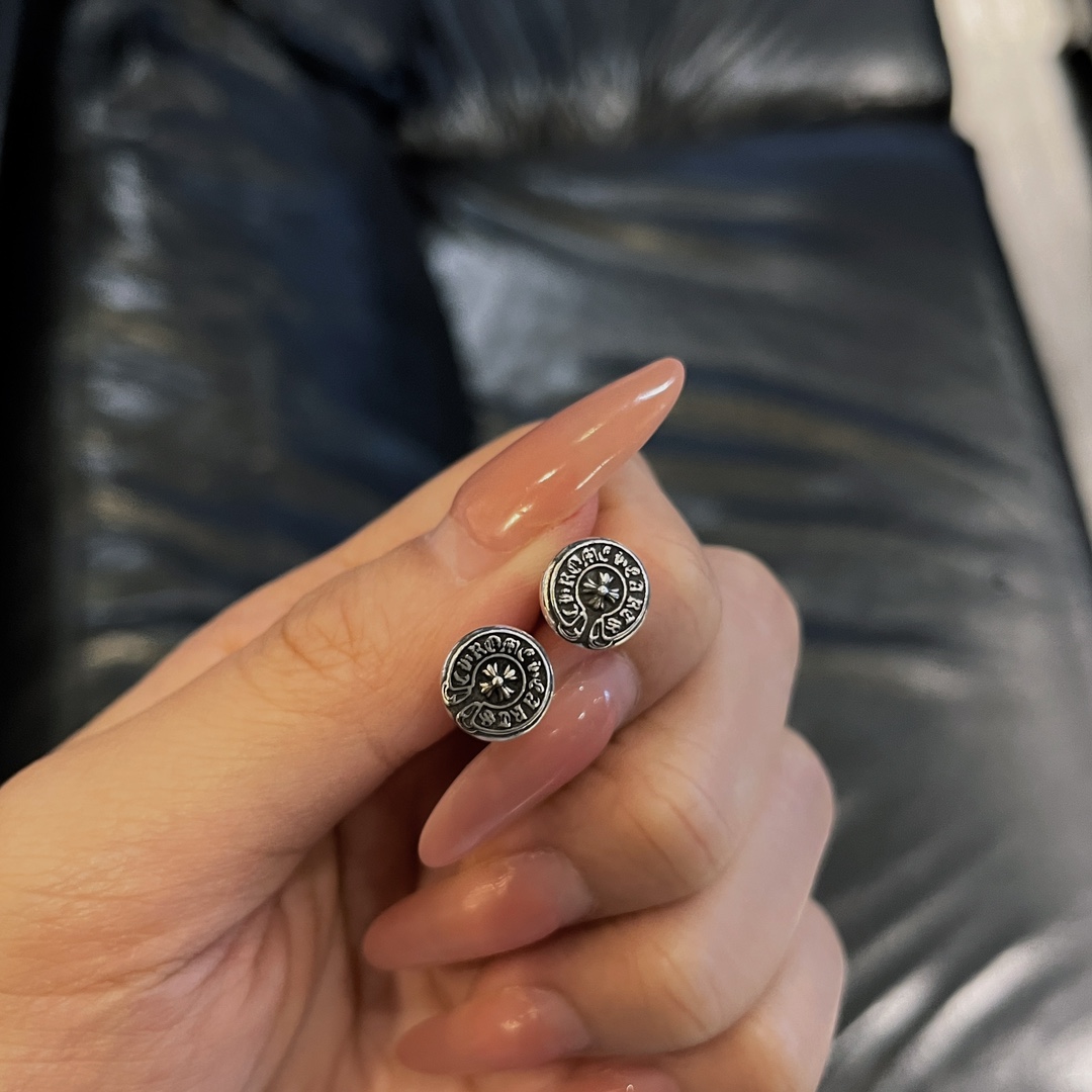 Chrome Hearts Horseshoe Stud Earrings（CHROME HEARTS 221）