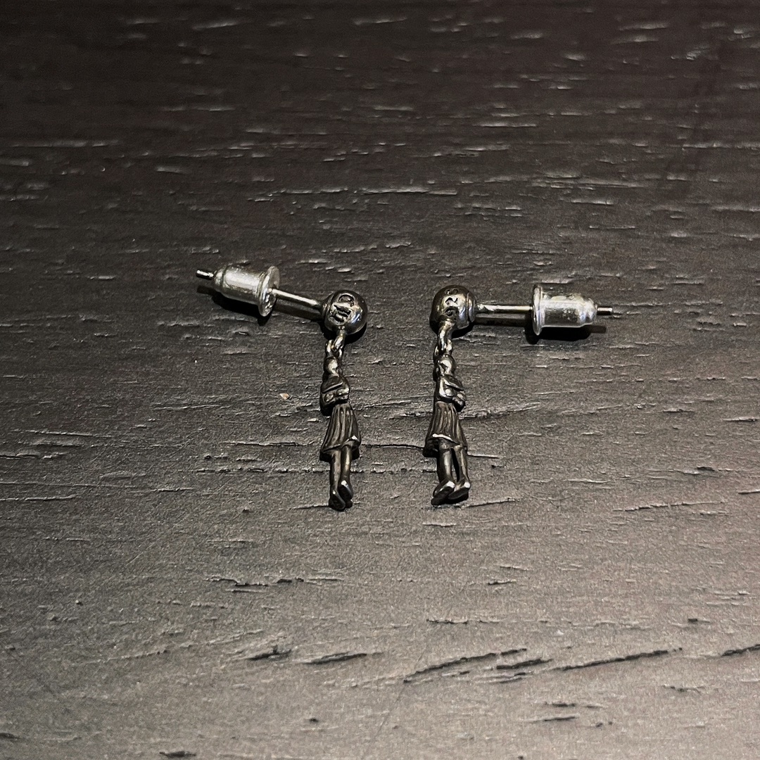 Chrome Hearts foti Miss Skeleton earrings（CHROME HEARTS 222）