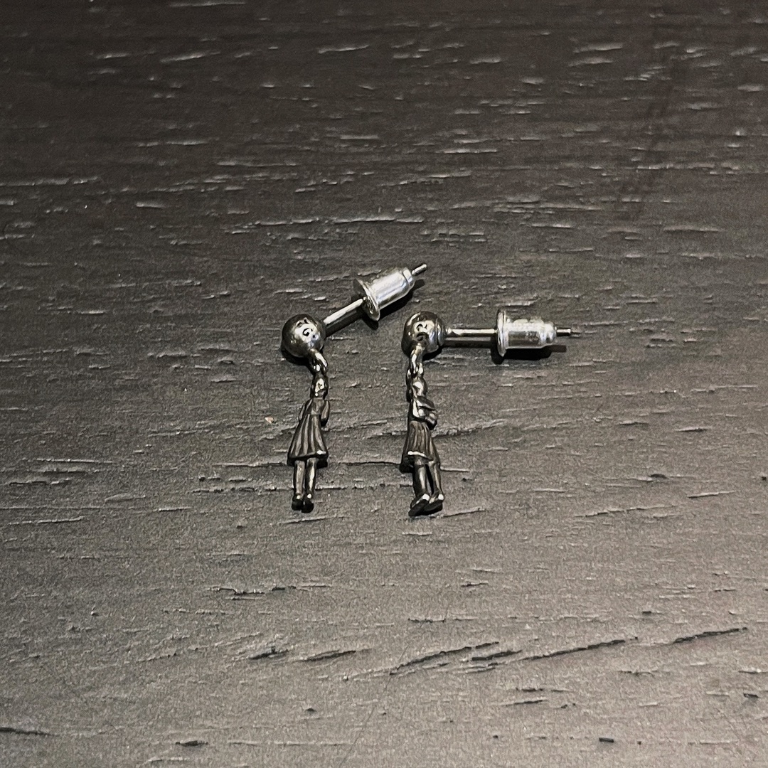 Chrome Hearts foti Miss Skeleton earrings（CHROME HEARTS 222）