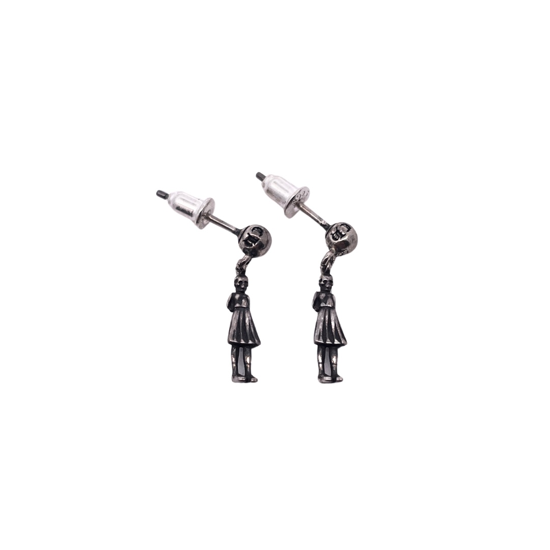 Chrome Hearts foti Miss Skeleton earrings（CHROME HEARTS 222）